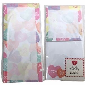 Valentine’s Planner Kit Desk Accessories Stationery Set List Pad Sticky Notes